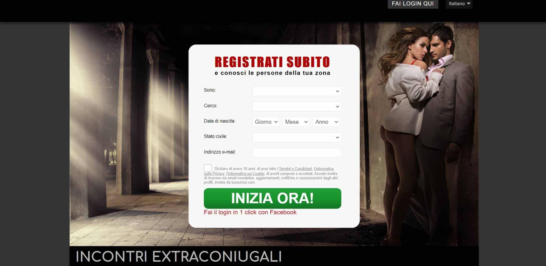 Recensione di Lussuriosi.com il miglior sito di incontri extraconiugali